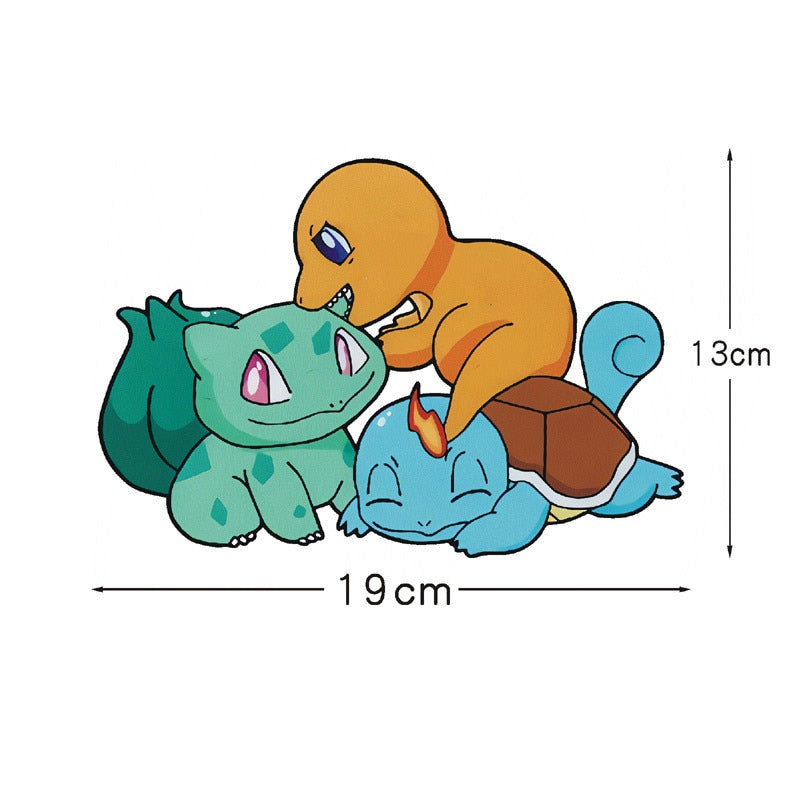 Pokemon 'Bulbasaur | Squirtle | Charmander' Vinyl Car Sticker
