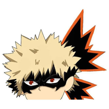 My Hero Academia 'Katsuki Bakugo | Kacchan | Hero Mask' Vinyl Car Peeker Sticker