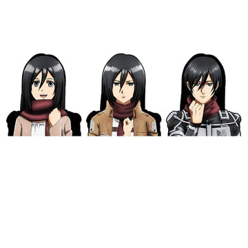 Attack on Titan 'Mikasa Ackerman' Vinyl Car 3D Motion Sticker