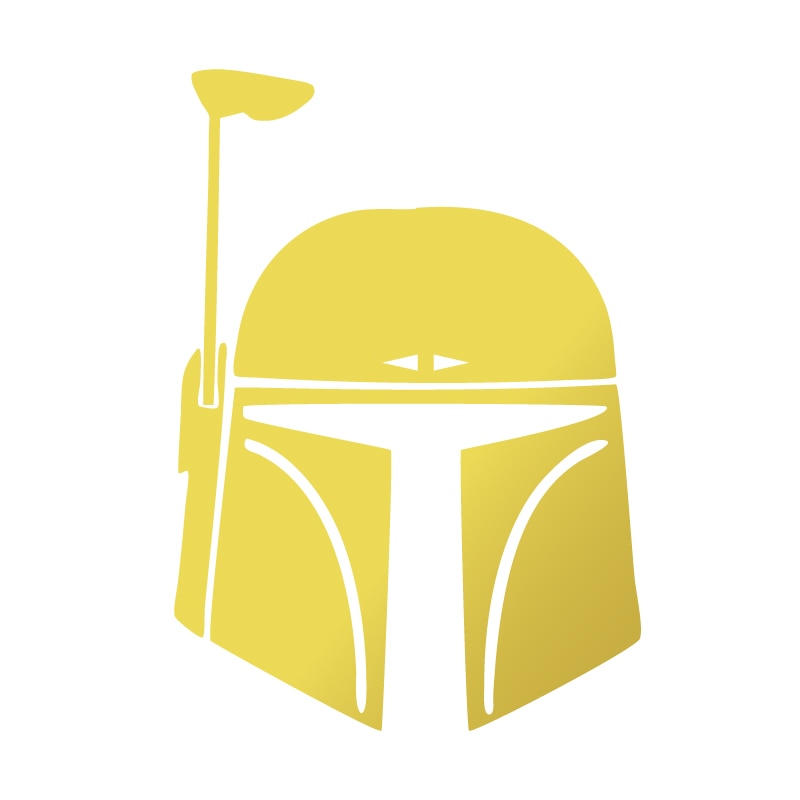 Star Wars 'Boba Fett Helmet | 1.0' Vinyl Car Sticker