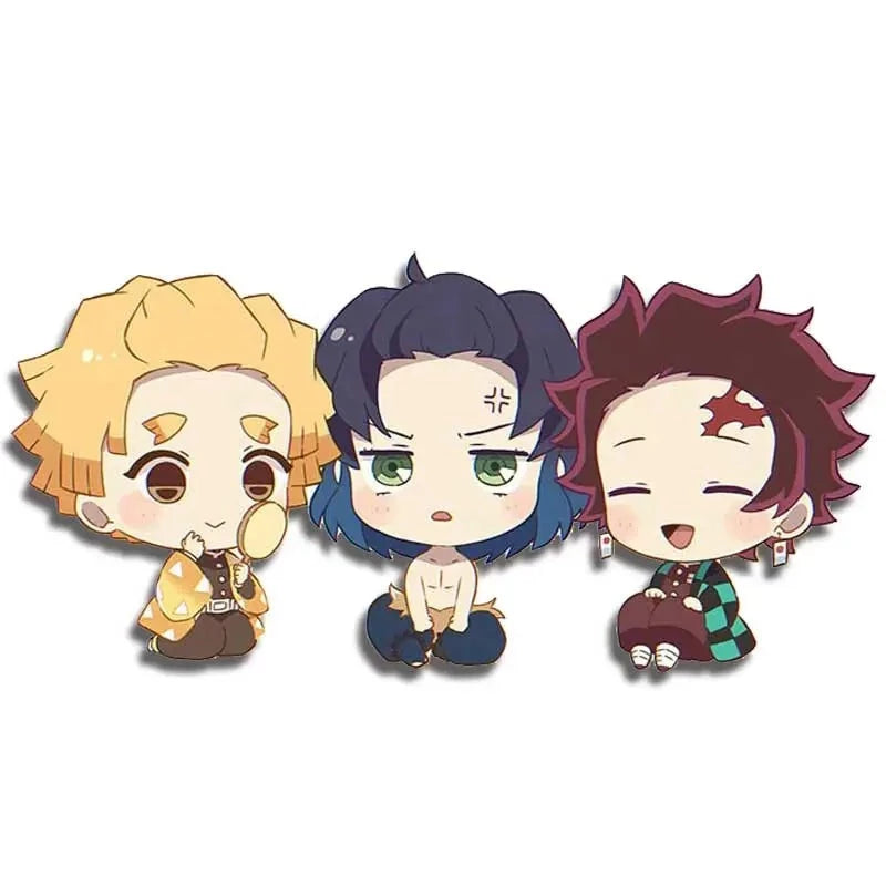 Demon Slayer 'Young Zenitsu x Inosuke x Tanjiro Bonding' Vinyl Car Sticker