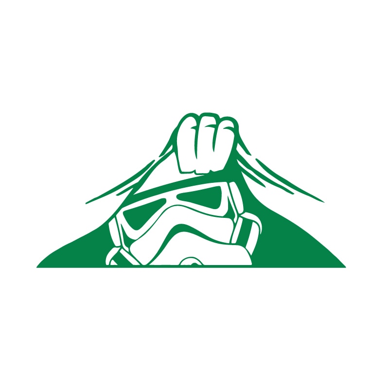 Star Wars 'Stormtrooper | Looking' Vinyl Car Peeker Sticker