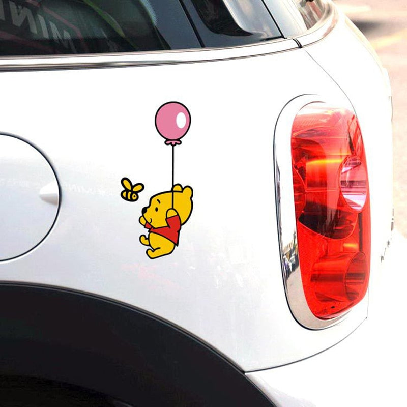 Winnie the Pooh 'Pooh | Holding A Balloon' Vinyl Car Sticker