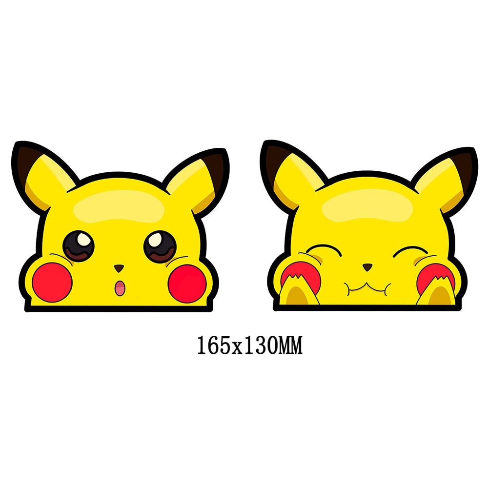 Pokemon 'Pikachu | Chubby Cheeks' Vinyl Car 3D Motion Sticker
