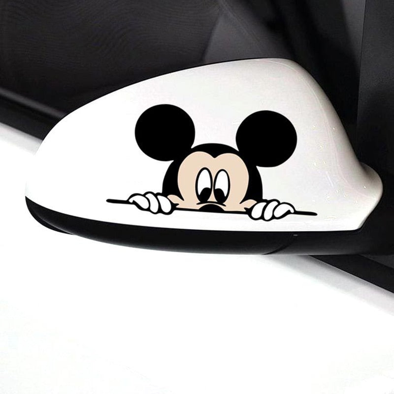 Mickey Mouse 'Mickey | Scared' Vinyl Car Peeker Sticker
