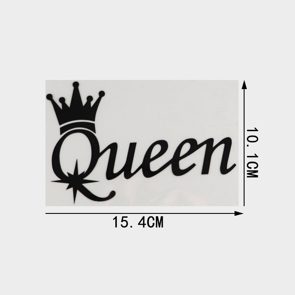 Cool 'Queen | Crown' Vinyl Car Sticker
