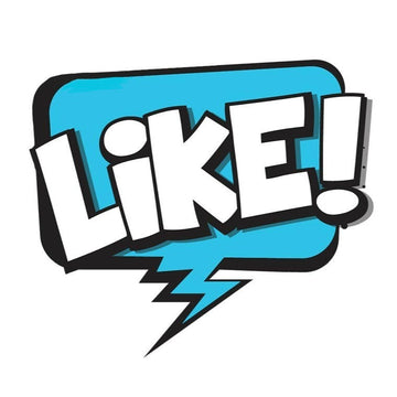 Comic Bubble 'Like!' Vinyl Car Sticker
