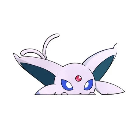 Pokemon 'Espeon' Vinyl Car Peeker Sticker