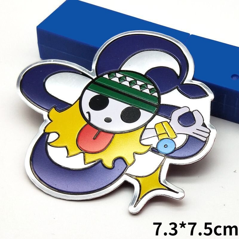 One Piece 'Nami Logo' Metal Car Sticker