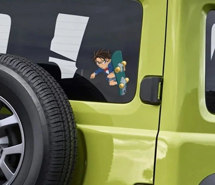 Detective Conan 'Shinichi Kudo | Skateboarding 2.0' Vinyl Car Sticker