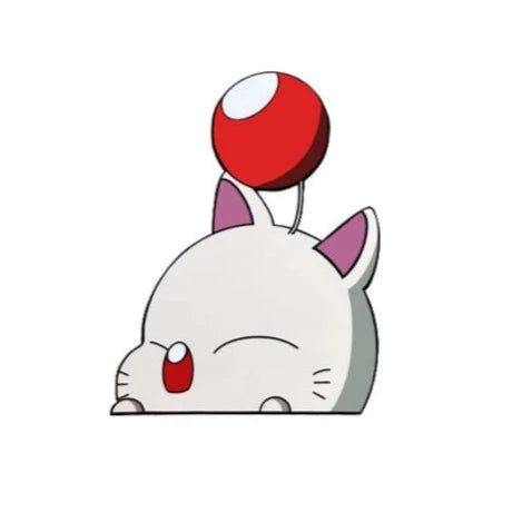 Pokemon 'Moogle' Vinyl Car Peeker Sticker