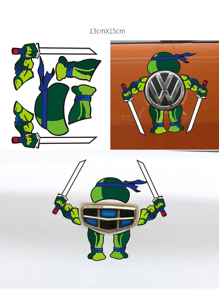 Teenage Mutant Ninja Turtles Tail 'Leonardo' Vinyl Car Sticker