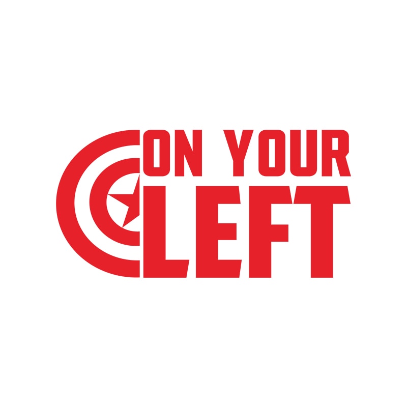 Captain America 'On Your Left' Vinyl Car Sticker