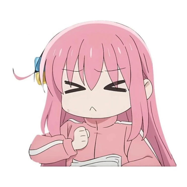 Bocchi the Rock! 'Hitori Gotoh | Fist' Vinyl Car Peeker Sticker