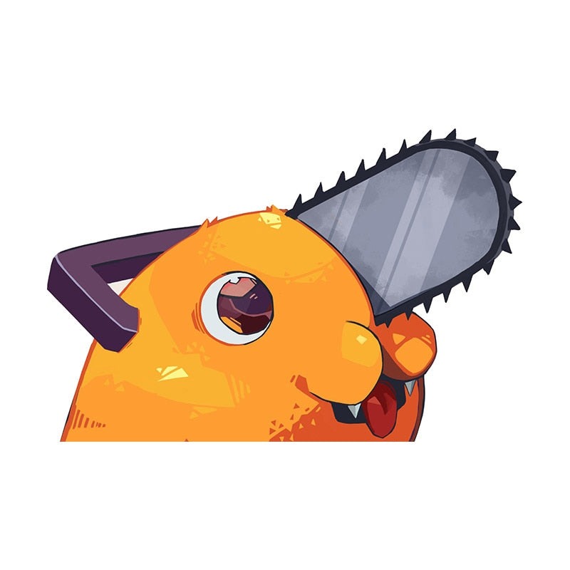 Chainsaw Man 'Pochita | Observing' Vinyl Car Peeker Sticker