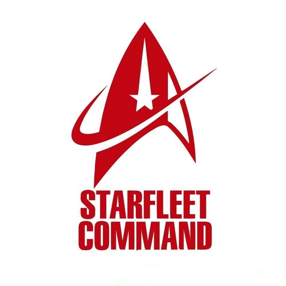 Star Trek 'Starfleet Command | Logo' Vinyl Car Sticker