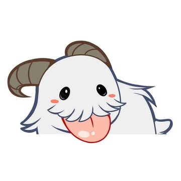 League of Legends 'Poro | Looking' Vinyl Car Peeker Sticker