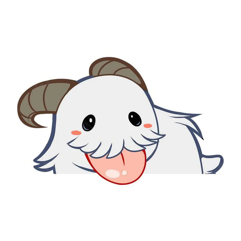 League of Legends 'Poro | Looking' Vinyl Car Peeker Sticker