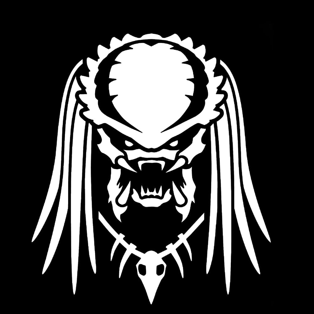 Predator 'Predator Unmasked | Head' Vinyl Car Sticker