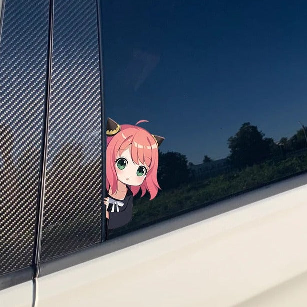 Spy x Family 'Anya | Waiting' Vinyl Car Peeker Sticker