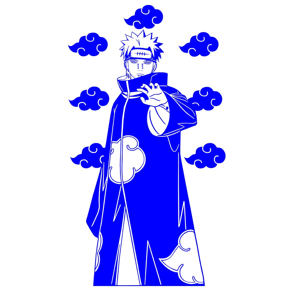 Naruto 'Naruto Uzumaki | Akatsuki Symbol' Vinyl Car Sticker