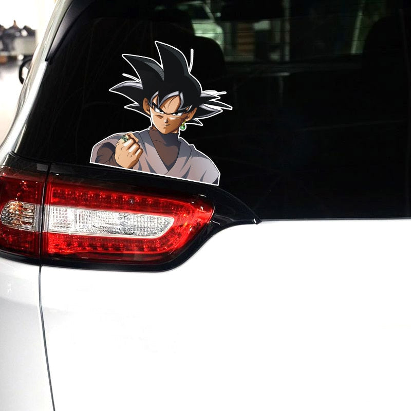 Dragon Ball Z 'Goku | Fist Fight' Vinyl Car Peeker Sticker