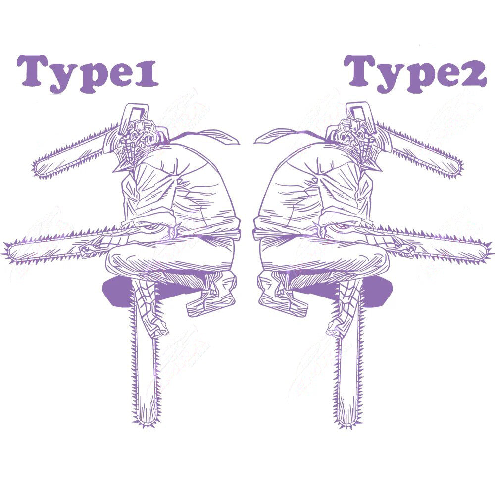 Chainsaw Man 'Fighting Pose' Vinyl Car Sticker