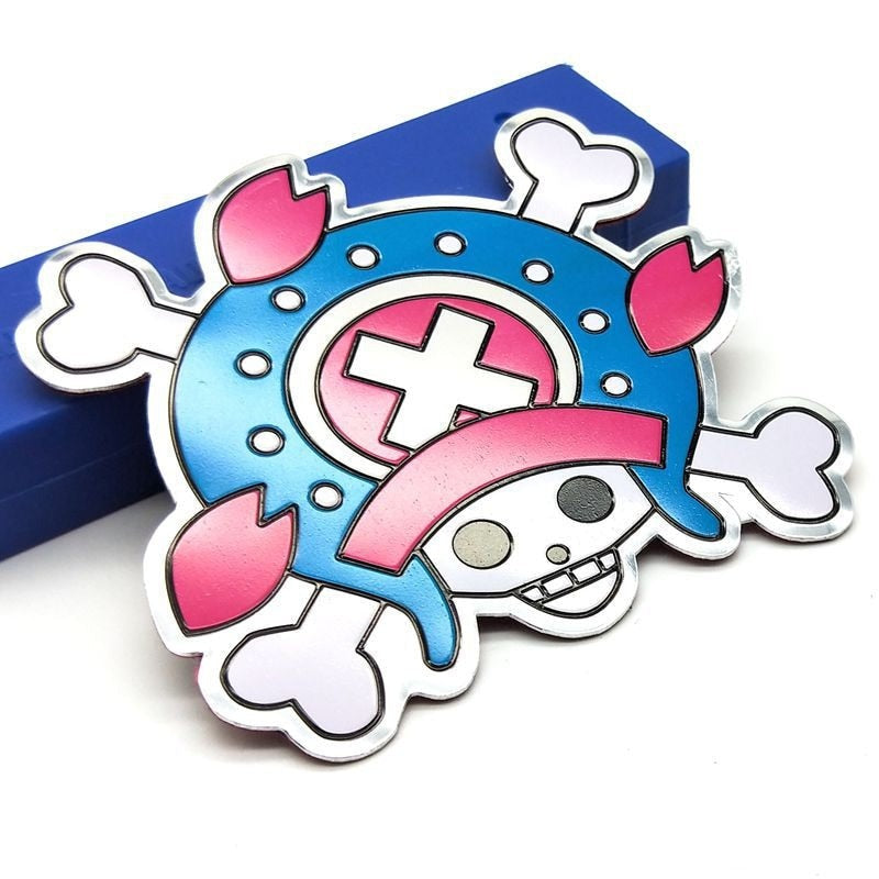 One Piece 'Tony Tony Chopper Logo' Metal Car Sticker