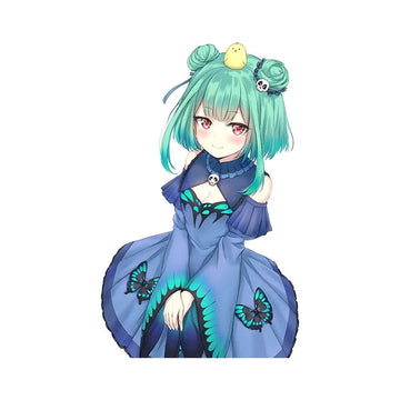 Virtual YouTuber 'Uruha Rushia | Modest' Vinyl Car Sticker