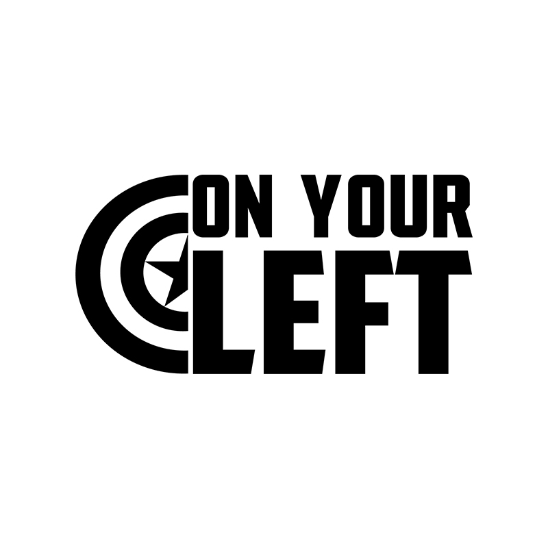 Captain America 'On Your Left' Vinyl Car Sticker