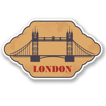 London 'Tower Bridge' Vinyl Car Sticker