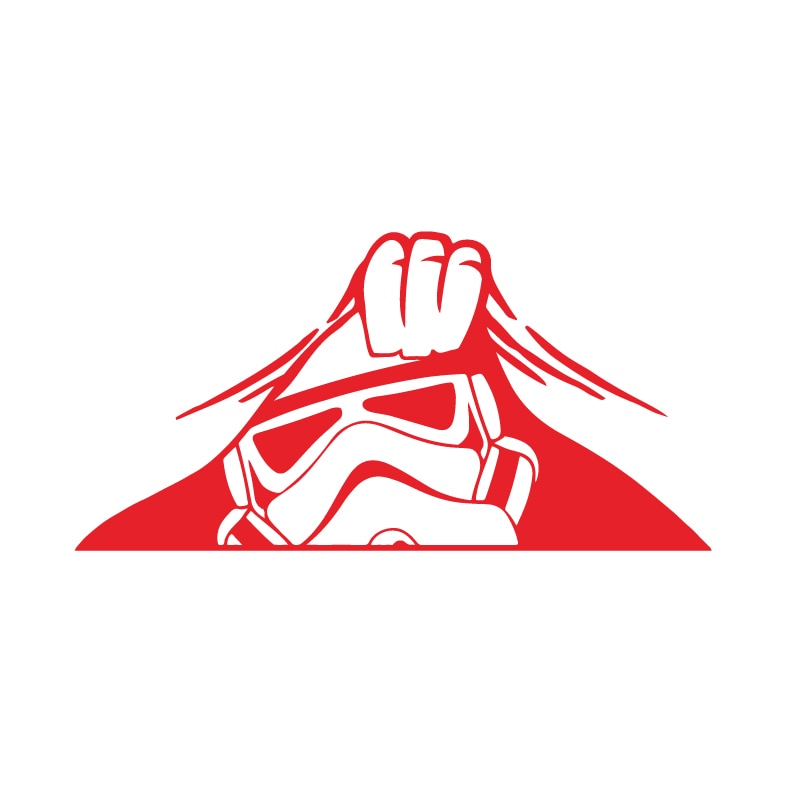 Star Wars 'Stormtrooper | Looking' Vinyl Car Peeker Sticker