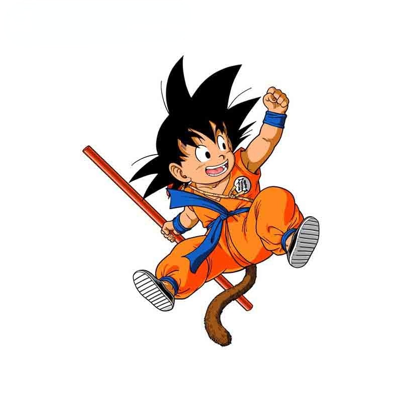 Dragon Ball Z 'Goku | Jumping' Vinyl Car Sticker