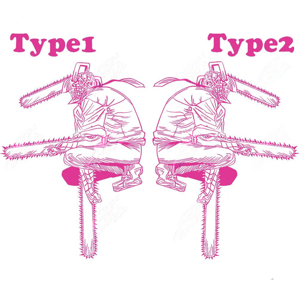 Chainsaw Man 'Fighting Pose' Vinyl Car Sticker