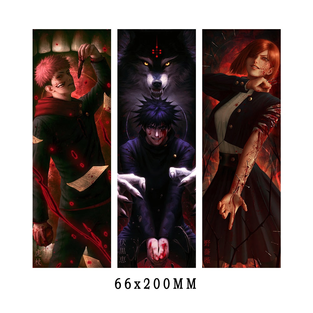 Jujutsu Kaisen 'Yuji x Megumi x Nobara' Vinyl Car 3D Motion Sticker