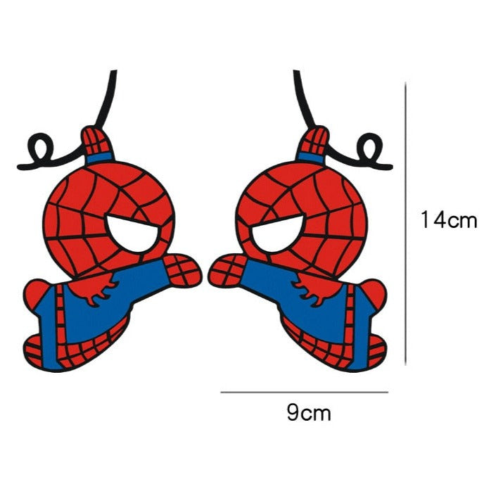 Spider-Man 'Hanging And Web Shooting | Left And Right' Vinyl Car Sticker