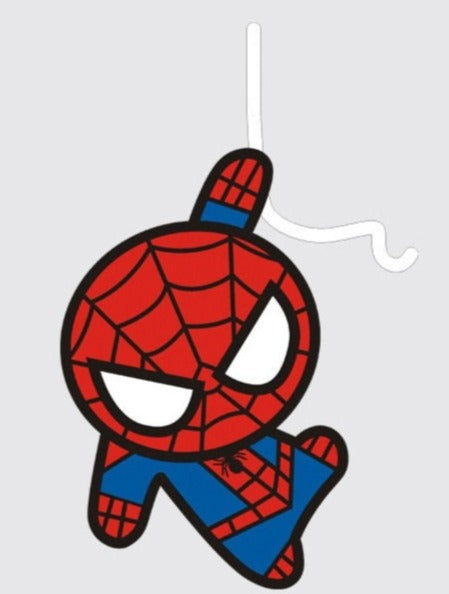 Spider-Man 'Hanging On White Rope | Left | 1.0' Vinyl Car Sticker