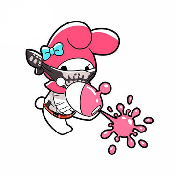 My Melody x Inkling Vinyl Car Sticker