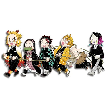 Demon Slayer 'Having Fun of The Rope' Vinyl Car Sticker