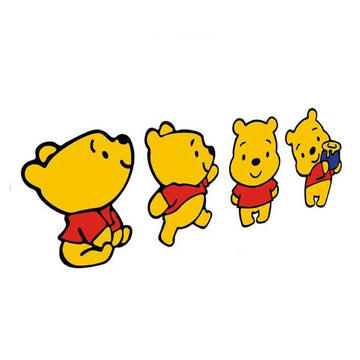Winnie the Pooh 'Pooh | Jolly' Vinyl Car Sticker