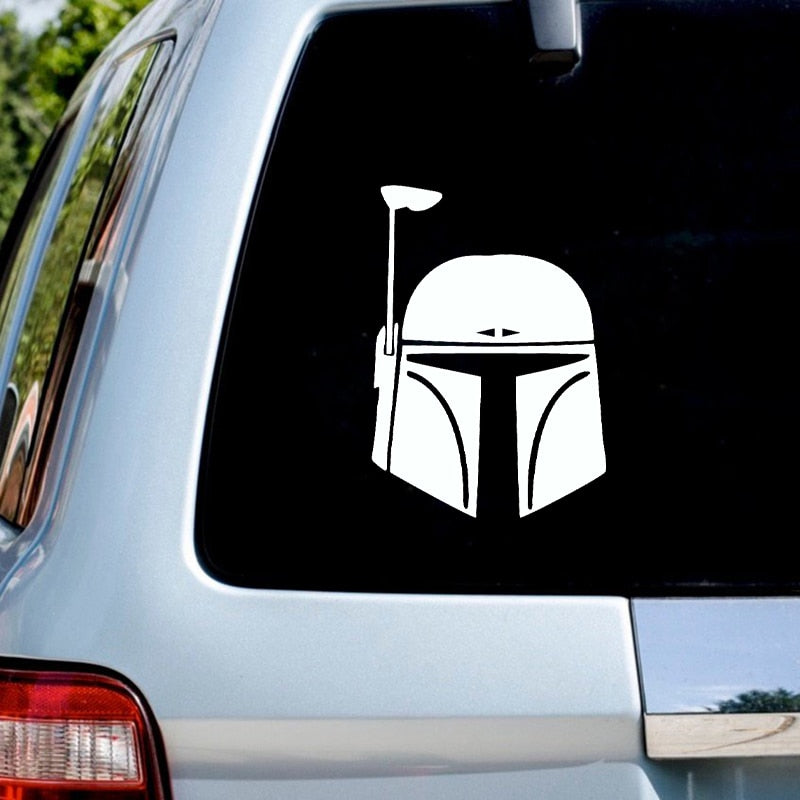 Star Wars 'Boba Fett Helmet | 1.0' Vinyl Car Sticker