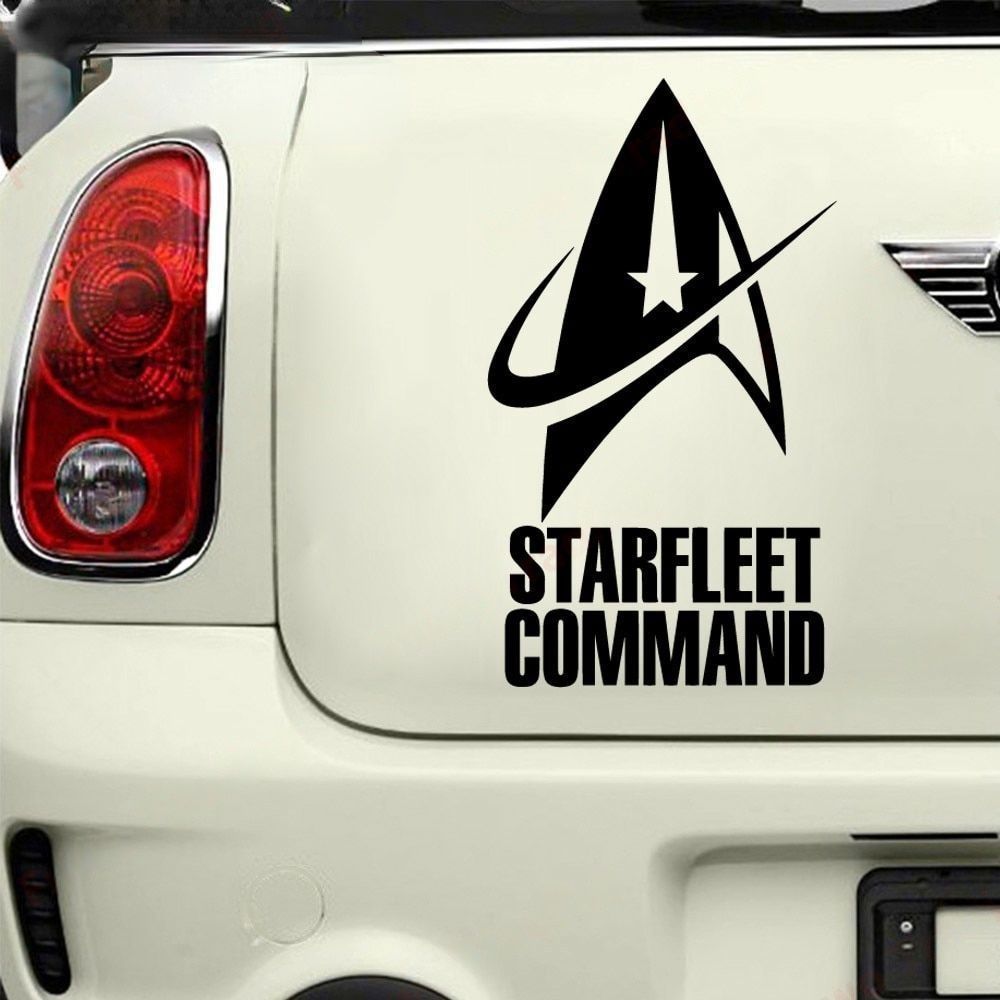 Star Trek 'Starfleet Command | Logo' Vinyl Car Sticker