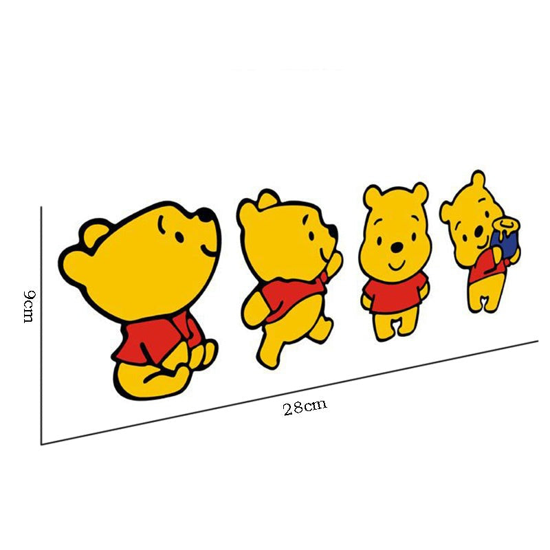 Winnie the Pooh 'Pooh | Jolly' Vinyl Car Sticker