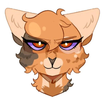 Warrior Cat 'Hollyleaf | Red Eyes' Vinyl Car Sticker