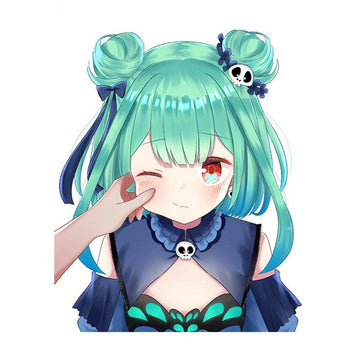 Virtual YouTuber 'Uruha Rushia | Pinching Cheeks' Vinyl Car Sticker