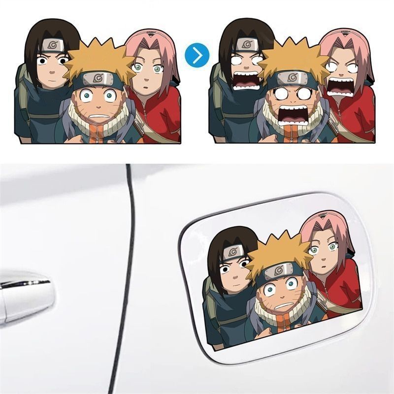 Naruto 'Naruto x Itachi x Sakura | Screaming' Vinyl Car 3D Motion Sticker