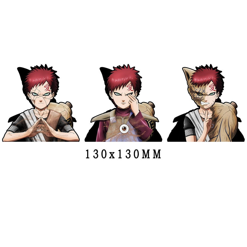 Naruto 'Gaara' Vinyl Car 3D Motion Sticker