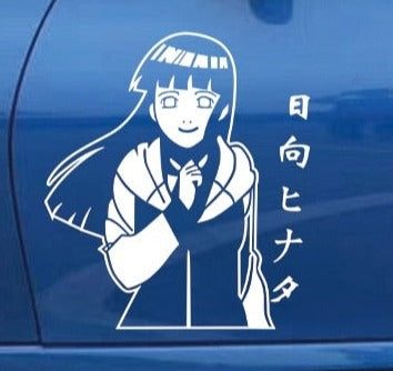 Naruto 'Hyuga Hinata | Slender Girl' Vinyl Car Sticker