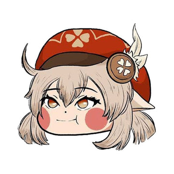 Genshin Impact 'Chibi Klee | Head' Vinyl Car Sticker
