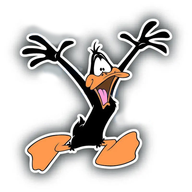 Looney Tunes 'Daffy Duck | Excited' Vinyl Car Sticker